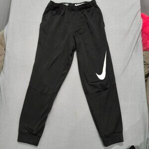 Nike Dri-FIT Black Jogger Pants Youth Size S | Athletic Training Sweatpants